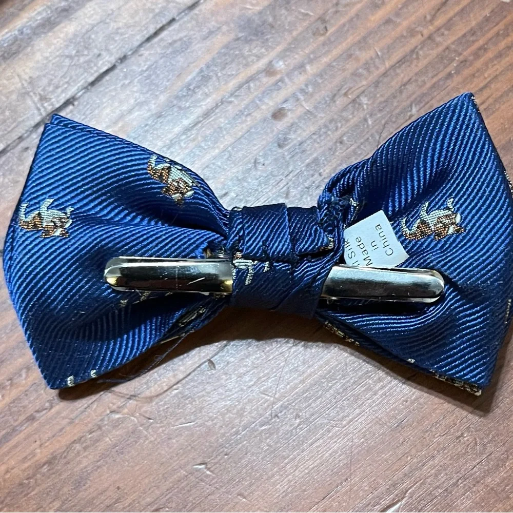 J. Crew Crewcuts Boys bulldog motif bow tie lot of 2